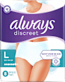 Pants Inkontinenz Gr. L always
