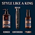 Bartvolumen Serum King. C. Gillette