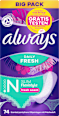 Slipeinlagen Daily Fresh Slim Flexistyle mit Frischeduft, Big Pack always