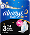 Maxi-Binden mit Flügeln Maxi Night always