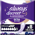 discreet night Einlagen bei Blasenschwäche Ultimate Night always