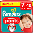 Baby Pants Baby Dry Gr.7 Extra Large (17+ kg), Big Pack Pampers