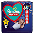 Scutece chiloțel de noapte numărul 4, 9-15kg Pampers night pants