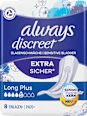 discreet Einlagen+ bei Blasenschwäche Long Plus always