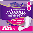 discreet Slipeinlagen Inkontinenz Normal always