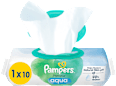 Feuchttücher Aqua, Reisegröße Pampers Harmonie
