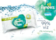 Nedves törlőkendő, Aqua, 15x48 db Pampers Harmonie
