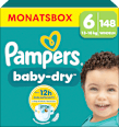 Windeln Gr. 6 Extra Large (13-18 kg) Monatsbox Pampers baby-dry