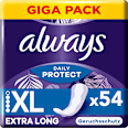 Slipové vložky Daily Protect XL Extra Long always