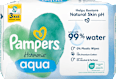 Vlhčené utierky Aqua - 3 x 48 Pampers Harmonie