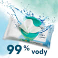 Vlhčené utierky Aqua - 24 x 48 Pampers Harmonie
