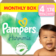 Plienky veľkosť 4 (9 - 14 kg) Monthly Box Pampers Harmonie