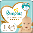 Pieluchy Premium Care rozmiar 1, 2-5 kg Pampers Premium Care