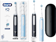 Elektrická zubná kefka iO Series 3, dvojbalenie Matt Black & Ice Blue   Oral-B