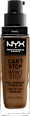 Foundation Can't Stop Won't Stop 24-Hour Warm Mahogany 16.7 NYX PROFESSIONAL MAKEUP