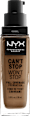 Foundation Can't Stop Won't Stop 24-Hour Mahogany 16 NYX PROFESSIONAL MAKEUP