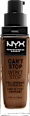 Foundation Can't Stop Won't Stop 24-Hour Deep Sable 18 NYX PROFESSIONAL MAKEUP