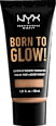 Foundation Born To Glow Naturally Radiant Natural 07 NYX PROFESSIONAL MAKEUP