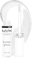 Lesk na pery butter gloss - 54 Sugar Glass NYX PROFESSIONAL MAKEUP