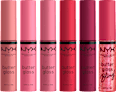 Lipgloss Set Home Alone 6tlg Butter Gloss Pizza Vault, Pink/Reds NYX PROFESSIONAL MAKEUP