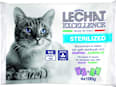 Multi pakiranje mokre hrane za sterilizirane mačke Raca + Zajec, 4x100 g LECHAT EXCELLENCE
