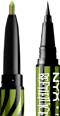 Eyeliner Beetlejuice Pinstripe Duo 03 Green Purple Chrome NYX PROFESSIONAL MAKEUP