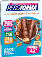 Barrette cioccolato e caramello PESOFORMA