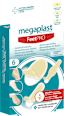Cerotti assortiti per vesciche ai piedi megaplast