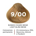 Crema Colorante Permanente per Capelli + Sense 9/00 Biondo Chiarissimo vitalcare