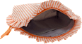 Kulturbeutel orange Streifen Miomojo