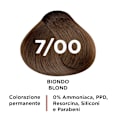 Crema Colorante Permanente per Capelli + Sense 7/00 Biondo  vitalcare