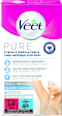 Strisce depilatorie ascelle. pelli sensibili Veet