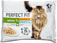 Nassfutter Katze senior 7+ mit Truthahn & Weissfisch PERFECT FIT