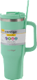 Termohrnček Thermalock Tumbler so slamkou, 1200 ml, farba zelená Contigo