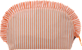 Kulturbeutel orange Streifen Miomojo