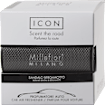 Vôňa do auta Icon - Sandalo Bergamotto, čierna Millefiori MILANO