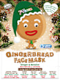 Maska za obraz v obliki krpice Gingerbread 7th Heaven