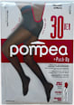 Dres damă Push-Up 30 DEN 1/2 nude Polvere Dorata Pompea