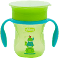 Perfect 360° no spill čaša - zelena, 200ml,  od 12. meseca Chicco