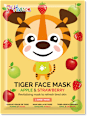 Tiger Face maska za lice u maramici – jabuka i jagoda 7th Heaven