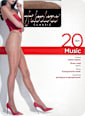 Чорапогащник Music 20 DEN, Nuage, 2-S filodoro