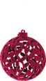 Ukras za božićnu jelku – kuglica crvena ZOVAK