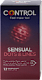 Preservativi Sensual Dots & Lines CONTROL