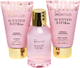 Подаръчен комплект с несесер Scented Bath Rose  IDC INSTITUTE