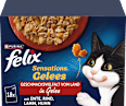 Nassfutter Katze Sensations Gelees Geschmacksvielfalt vom Land Multipack (18x85 g) Felix
