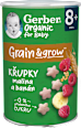 Grain & grow křupky s příchutí maliny a banánu Gerber Organic