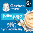 Mliečny dezert s vanilkovou príchuťou hello yogo Gerber