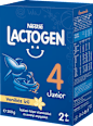 LACTOGEN 4 JUNIOR Vaníliás ízű Tejalapú italpor vitaminokkal és ásványi anyagokkal 2év+ Nestlé