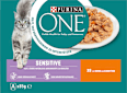 Nassfutter Katze Sensitive mit Huhn & Karotten, Multipack (8x85 g) PURINA ONE