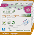 Tampony bawełniane organiczne bez aplikatora Super Plus masmi